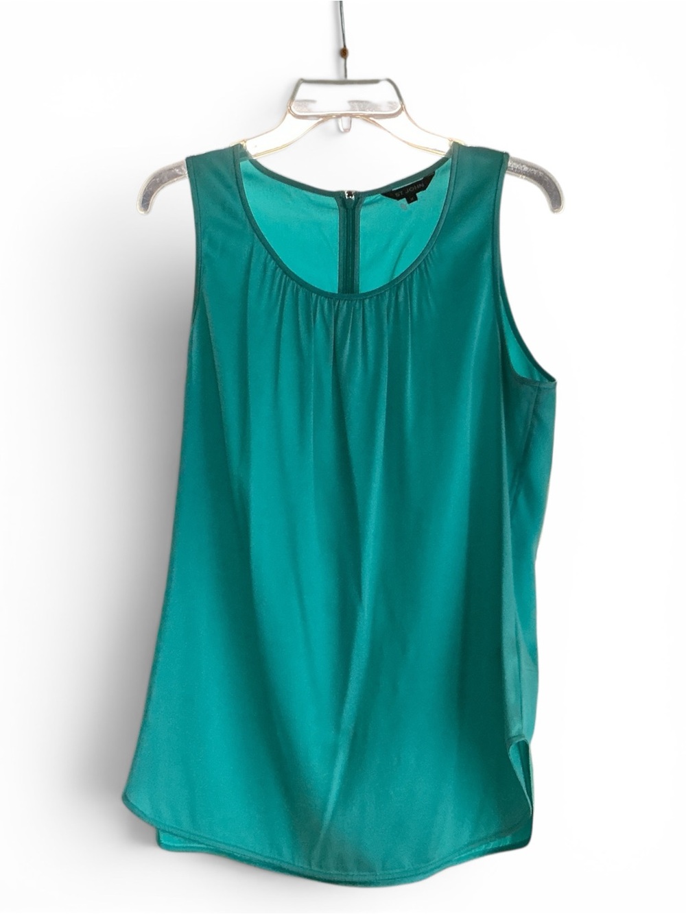 St. John Teal Sleeveless Shell Top